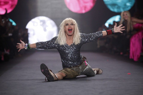 Designer Betsey Johnson is seen at her show during New York Fashion Week February 13, 2012.