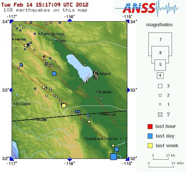 Earthquake California: Valentine’s Day 2012 Tremor