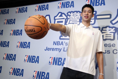 Jeremy Lin at an Asian Press Conference After Being Picked up by the Warriors