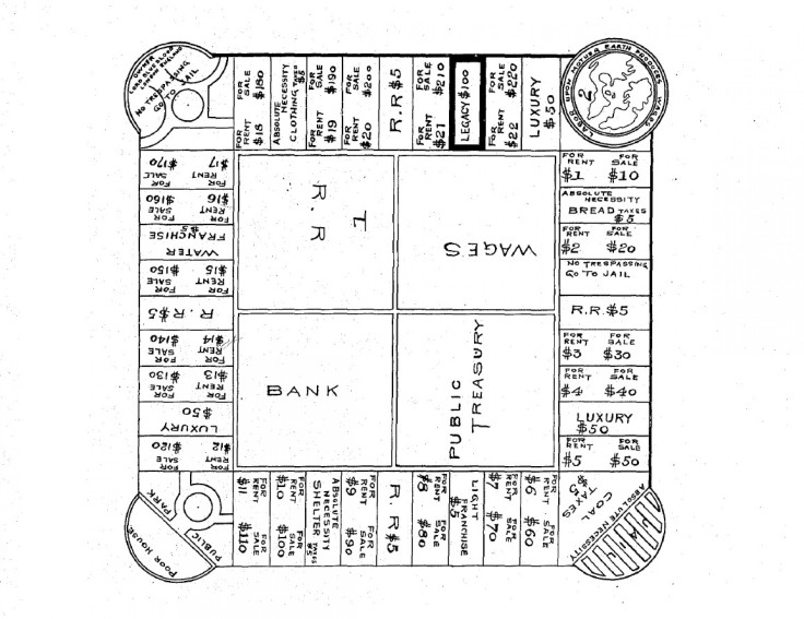 Earliest version of Monopoly game - Hasbro - The Landlord's Game