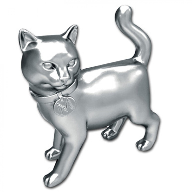 Monopoly game piece: cat