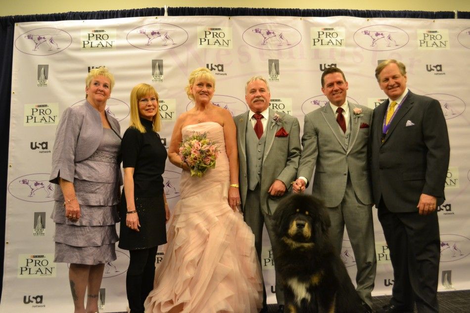 Valentines Day Wedding at Westminster Dog Show