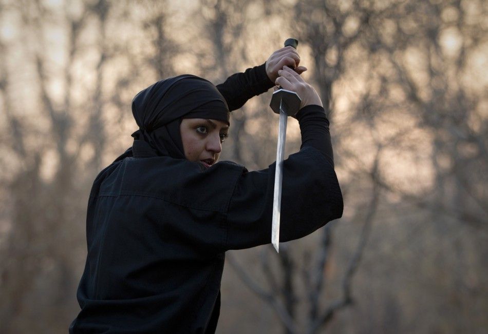 Irans Female Ninjutsu Warriors Women Throw Away Hijab to Become Ninja Assassins