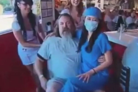 A customer eating at the grease-fest known as the Heart Attack Grill in Las Vegas was rushed to a hospital on Saturday after suffering from, you guessed it, a heart attack. The grill has a responsibility to the general public to change its ways or close d