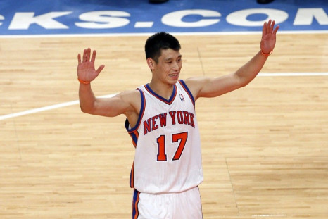 Jeremy Lin Celebrates During the Game Against Sacramento