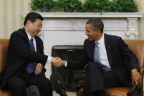 Leader of China Xi Jinping and President Barack Obama.
