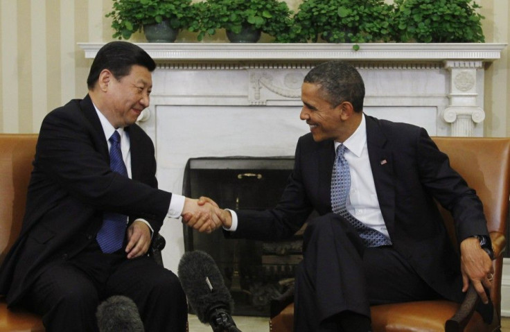 Leader of China Xi Jinping and President Barack Obama.