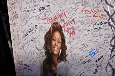 Whitney Houston Fan Memorial