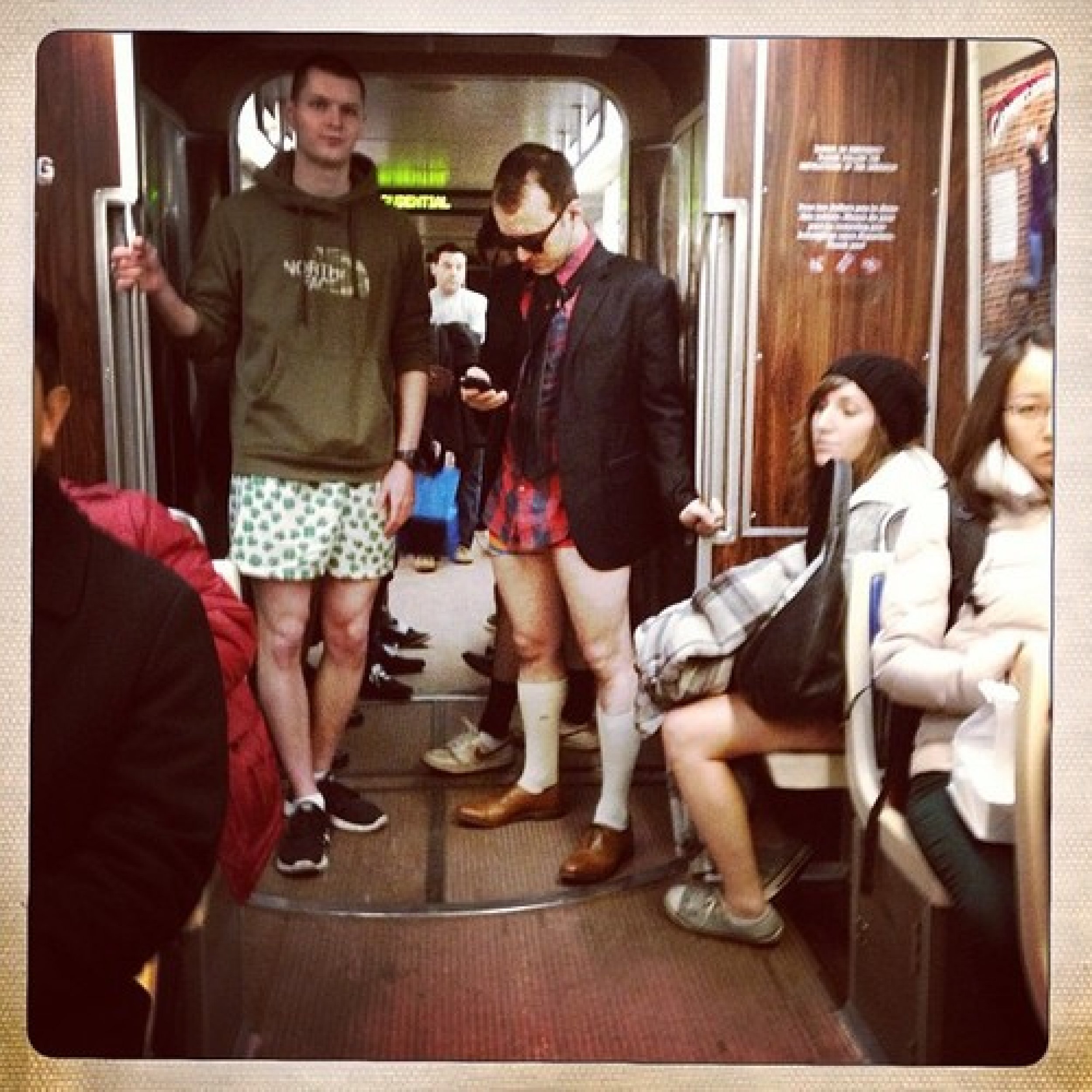 No Pants Subway Ride Boston, MA