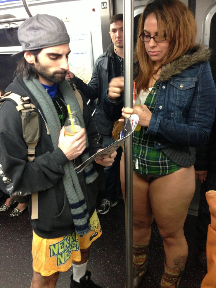 No pants subway ride new york 1