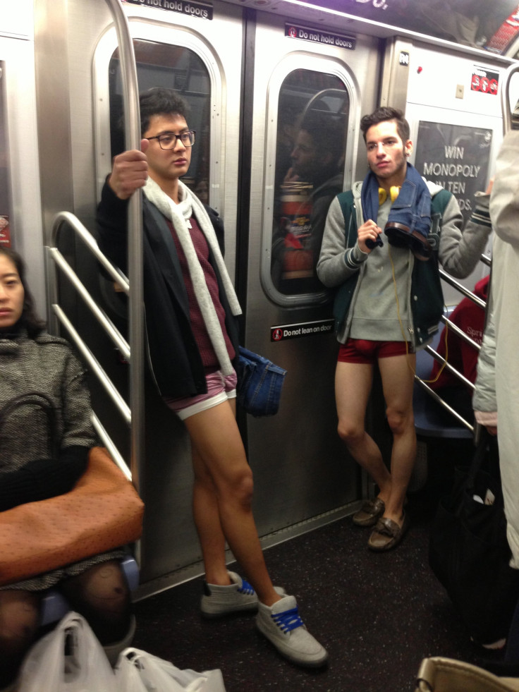 No pants subway ride new york 2