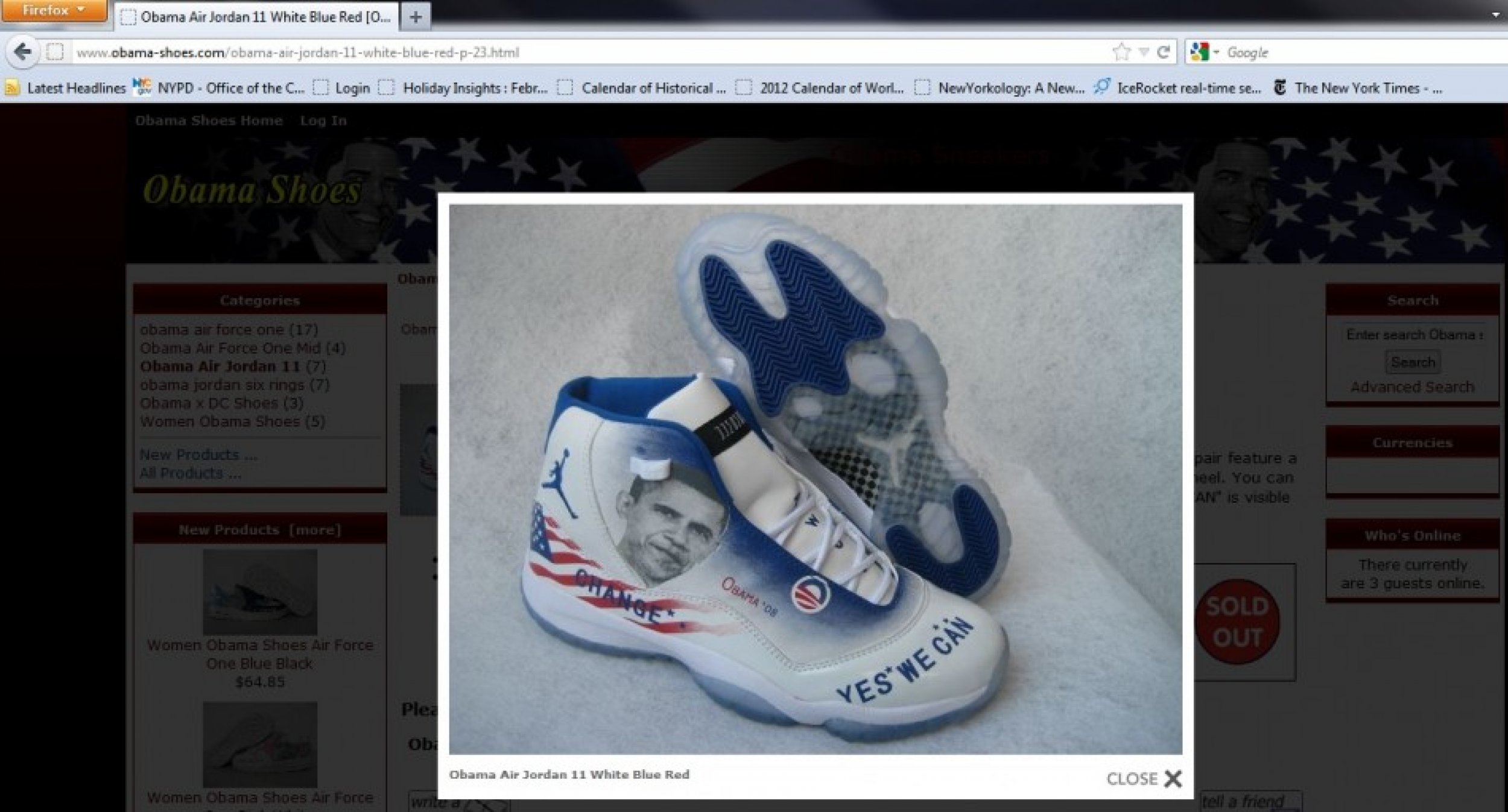Custom Obama Shoes