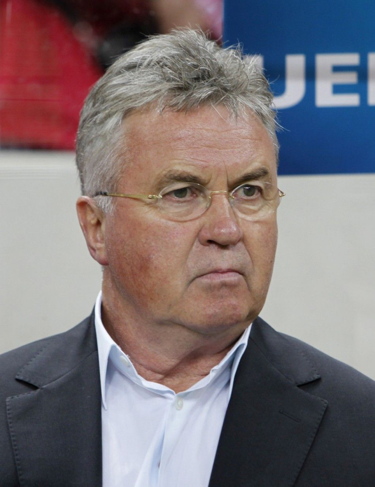 Guus Hiddink, who has been named the new manager of Russin side Anzhi Makhachkala.