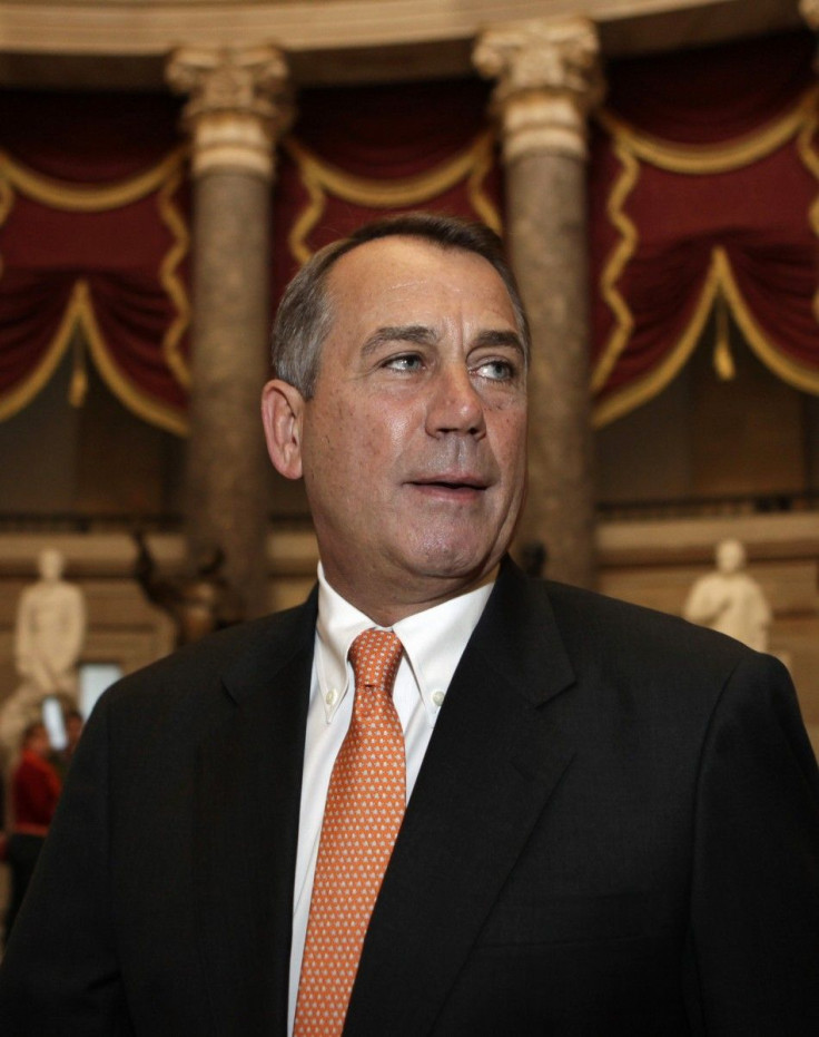 House Speaker John Boehner took issue with some provisions of the payroll tax holiday extension bill.