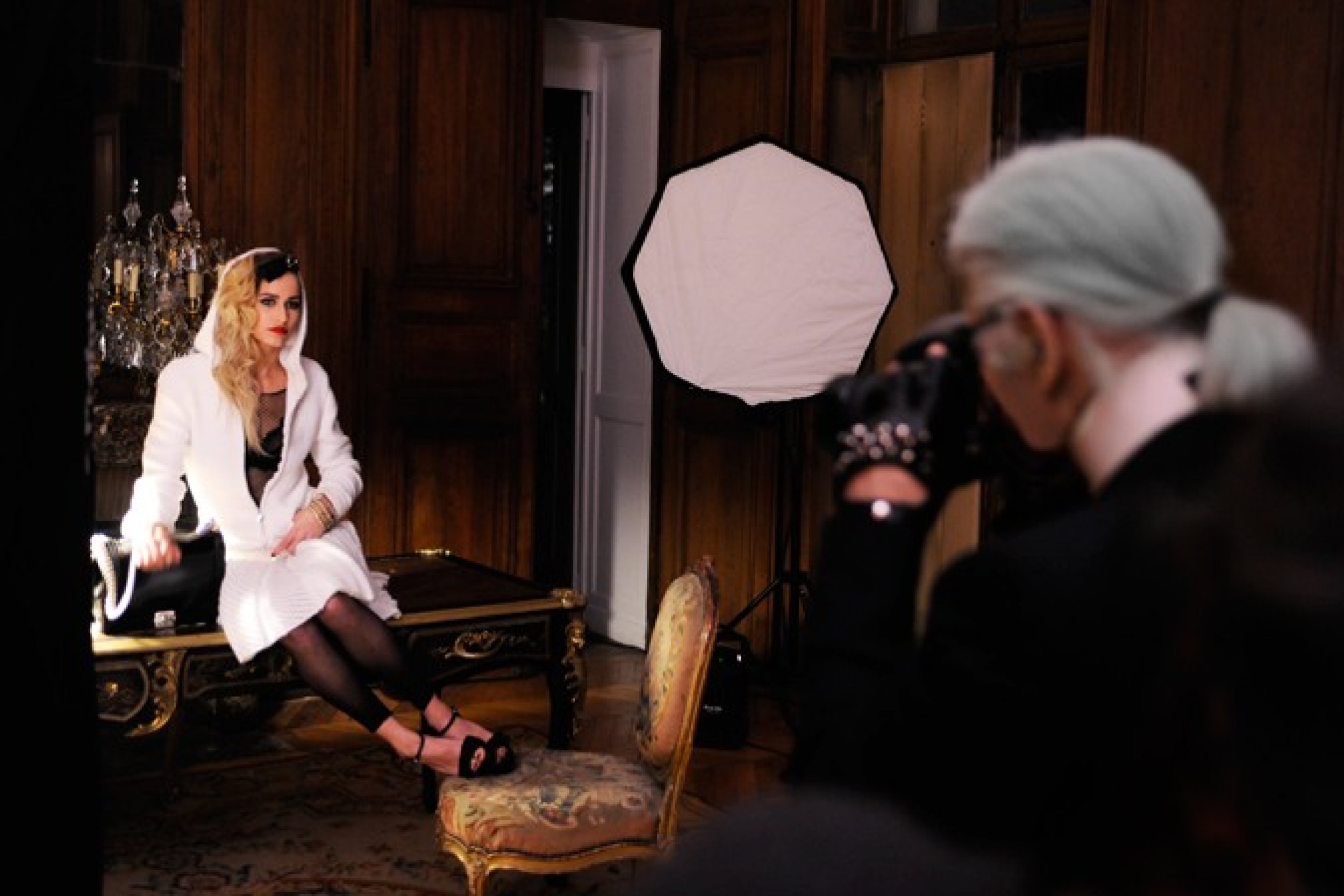 Sneak Peek of Karl Lagerfelds Chanel Campaign Featuring Alice Dellal 