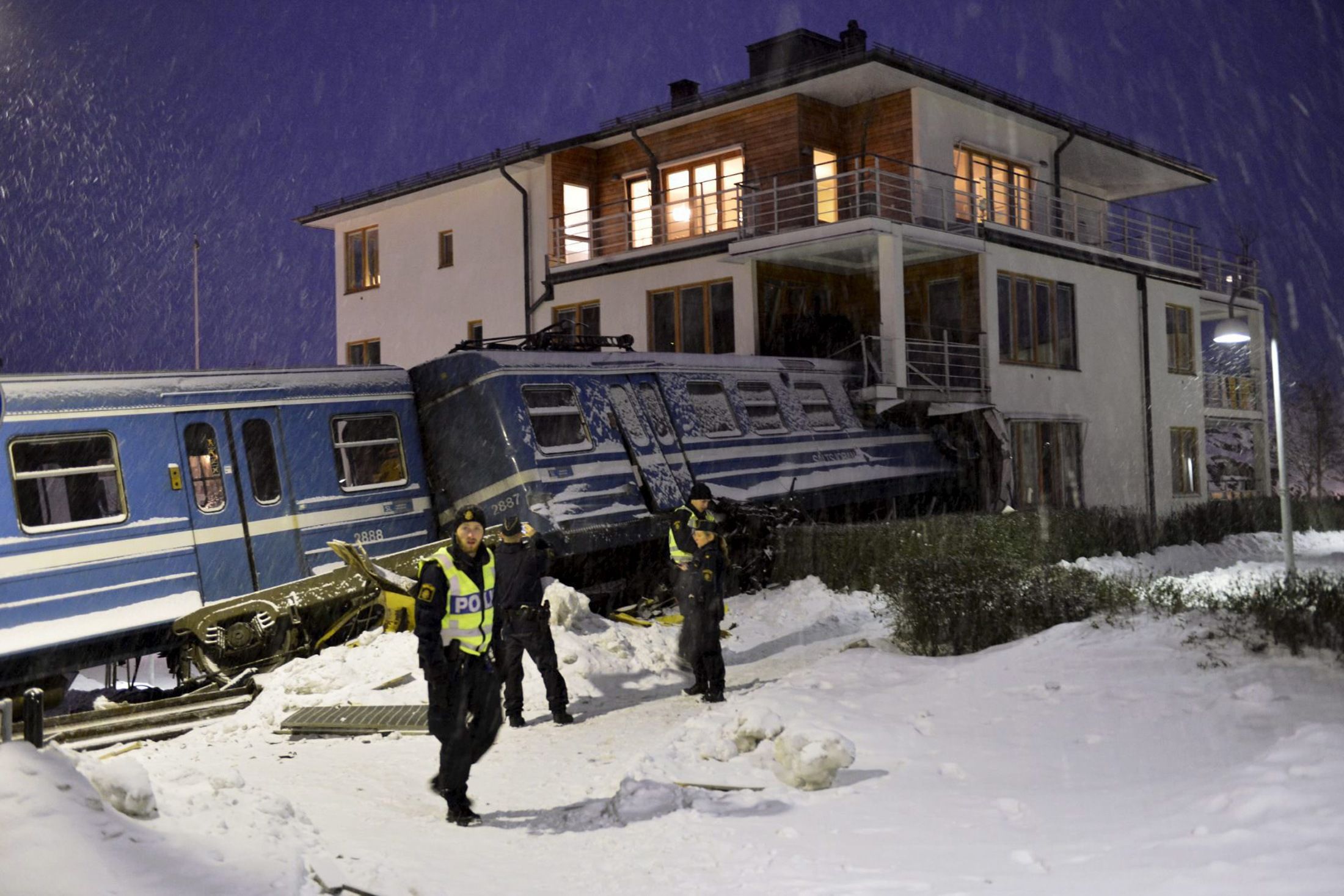  Swedish Woman Steals Passenger Train, Crash Lands In A House