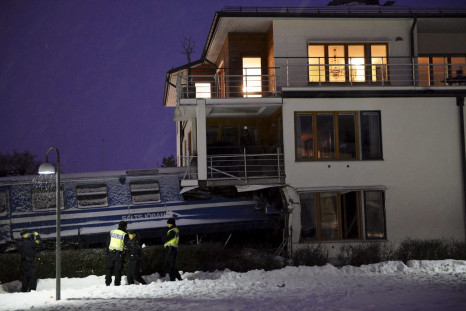 Swedish Woman Steals Passenger Train, Crash Lands In A House(Photos)
