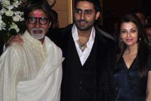 Amitabh Bachchan, Abhishek Bachchan, Aishwarya Rai Bachchan