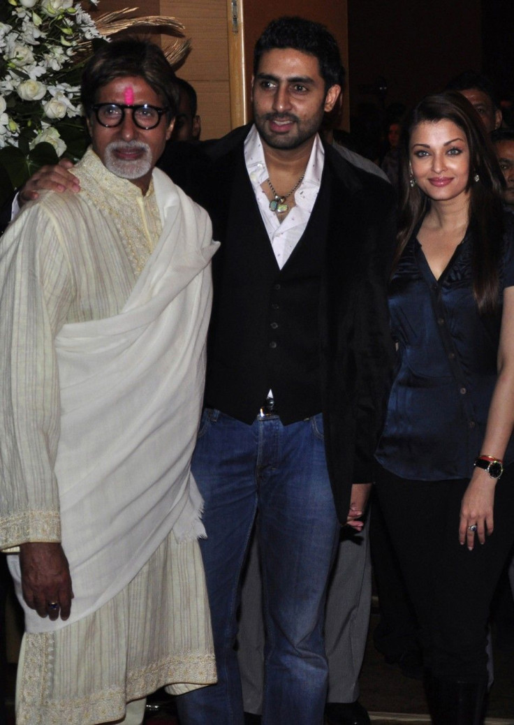 Amitabh Bachchan, Abhishek Bachchan, Aishwarya Rai Bachchan