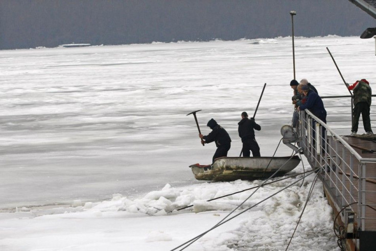 Belgrade Danube Ice