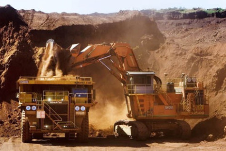 A dump truck at Rio Tinto's Pilbara operation in Australia