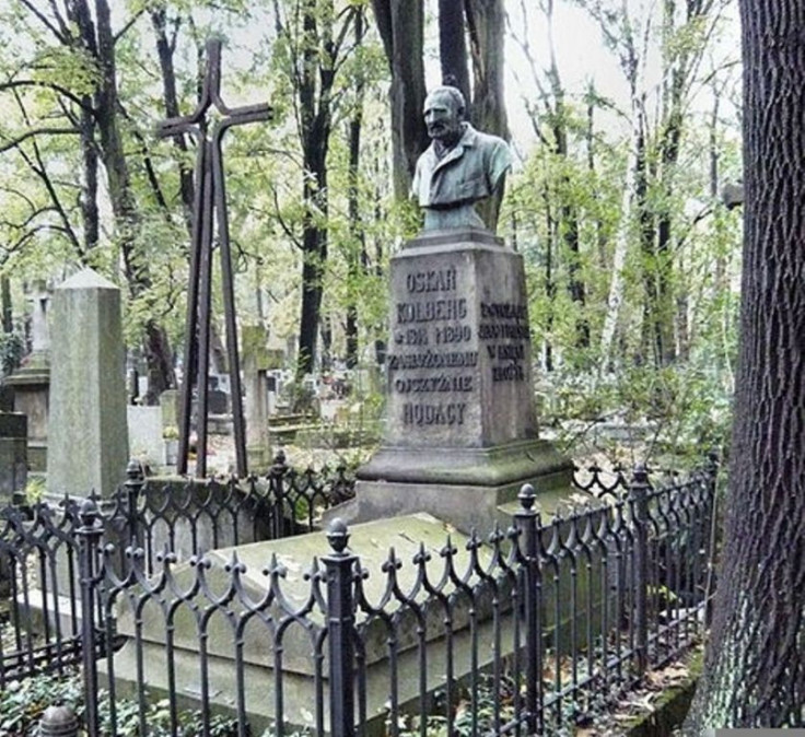 The grave of Oskar Kolberg Rakowicki cemetery in Krakow.