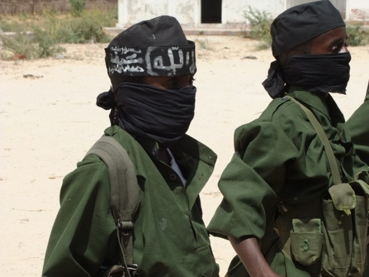 Children recruited by the armed Islamist group al-Shabab, at a training camp in the Afgooye Corridor, west of Mogadishu, southern Somalia, in February 2011.