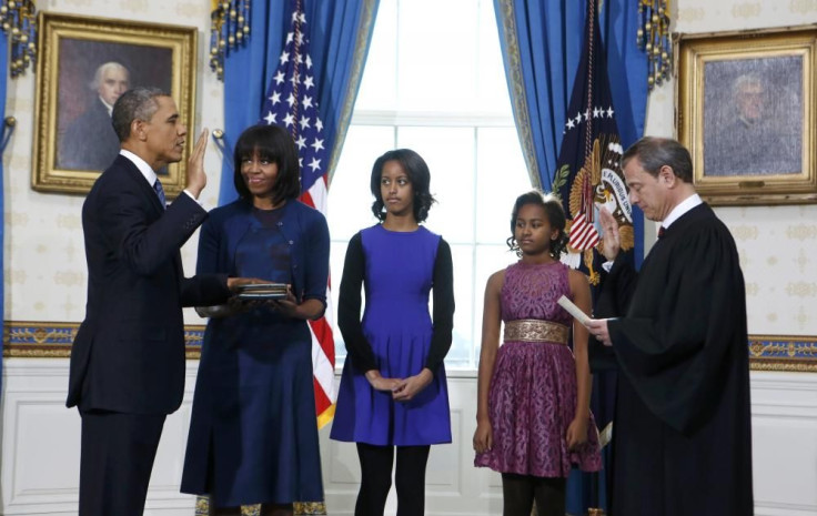 President Obama and his family