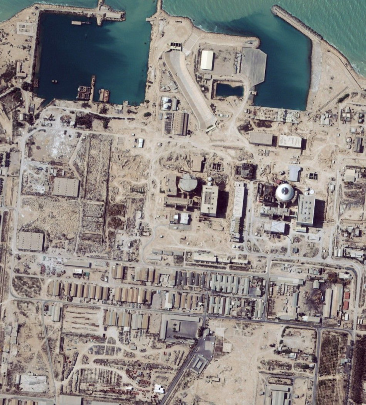 Satellite image shows the nuclear facility at Bushehr, Iran,