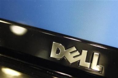 A Dell computer logo is seen on a laptop at Best Buy in Phoenix, Arizona, February 18, 2010.