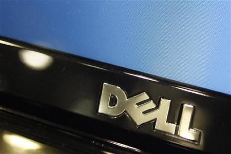 A Dell computer logo is seen on a laptop at Best Buy in Phoenix, Arizona, February 18, 2010.