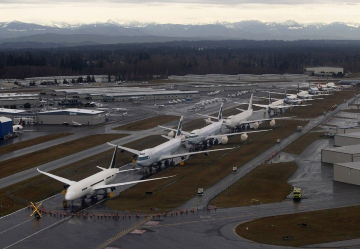 Boeing 787 Dreamliners in Everett, Washington