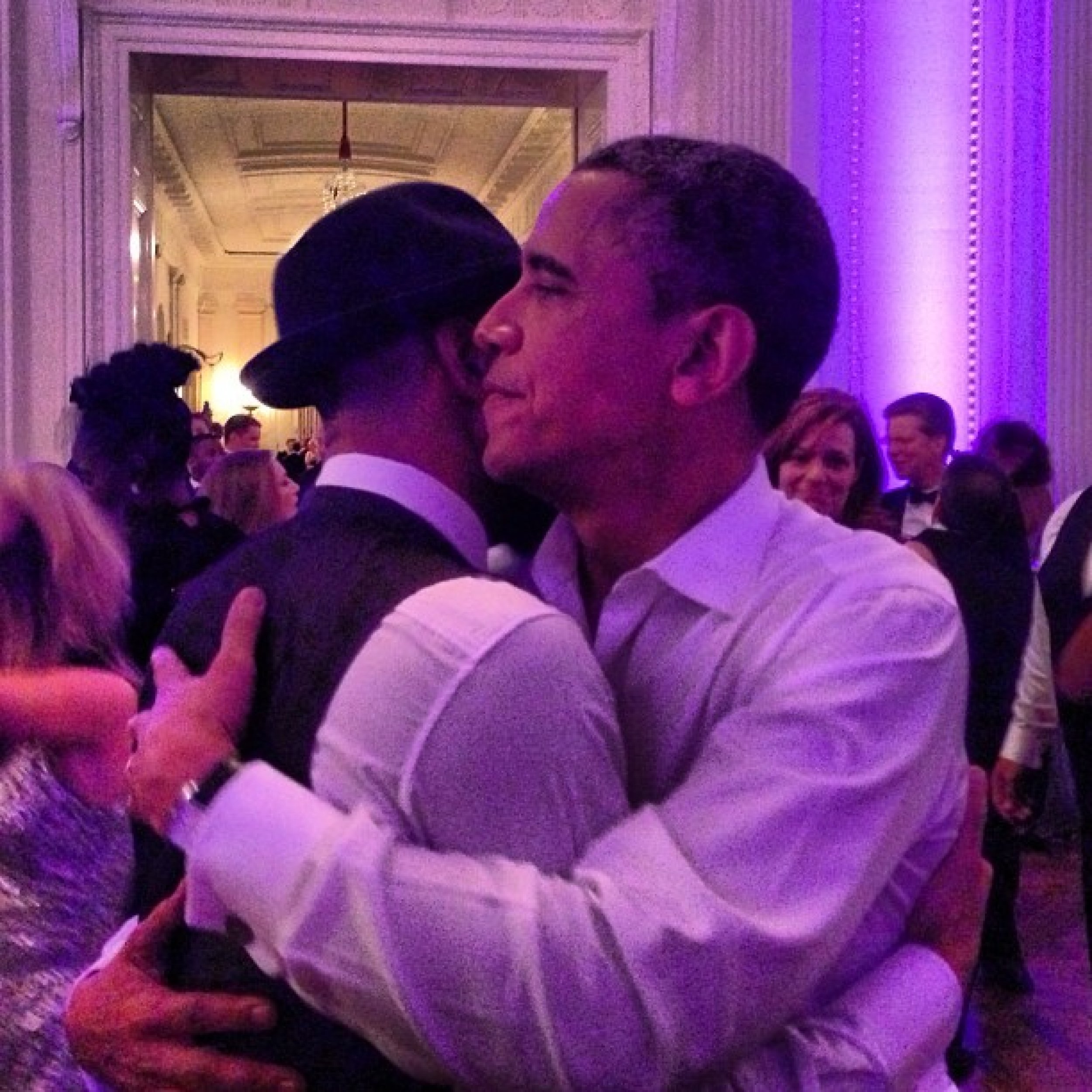 Barack Obama and Swizz Beatz