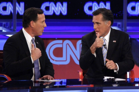 Santorum Romney Arizona 2.22.12