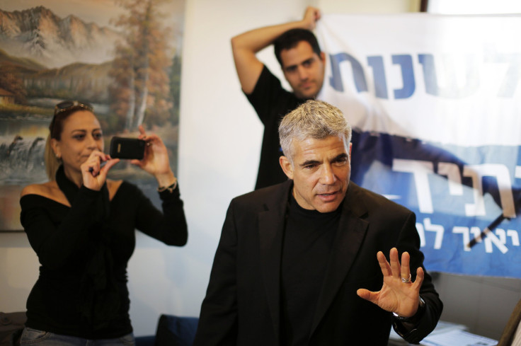 Yesh Atid party leader Yair Lapid