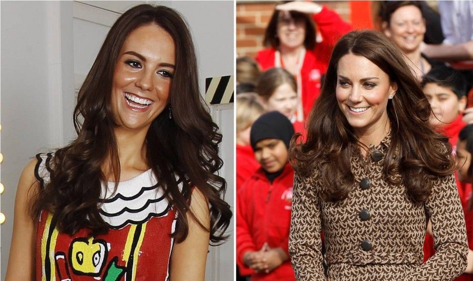Kate Middleton and her lookalike