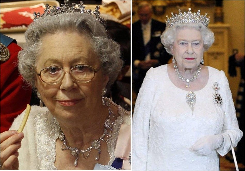 Queen Elizabeth and her lookalike