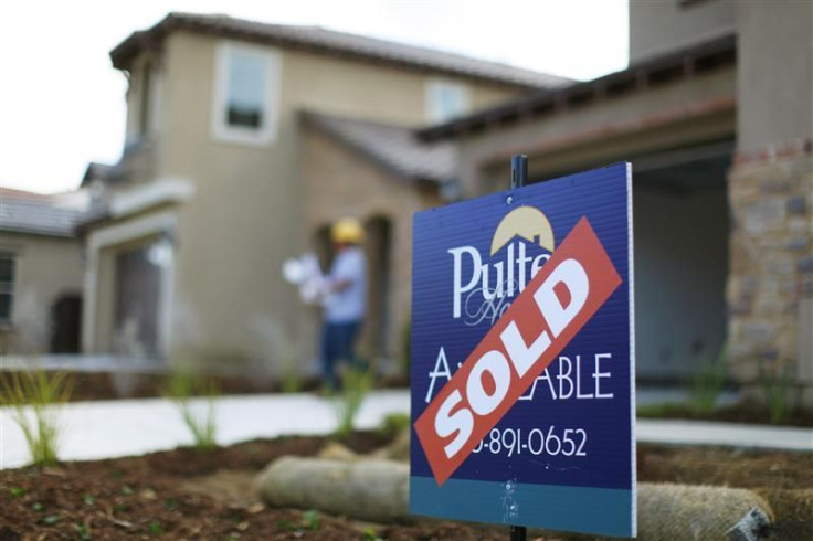 A newly built home is shown as sold in a subdivision under construction in Carlsbad