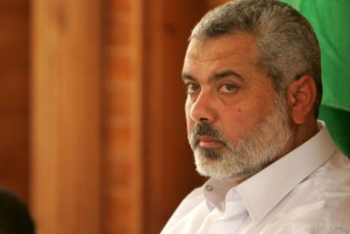 Hamas leader Ismail Haniyeh   gave a speech in Egypt in support of the Syrian uprising