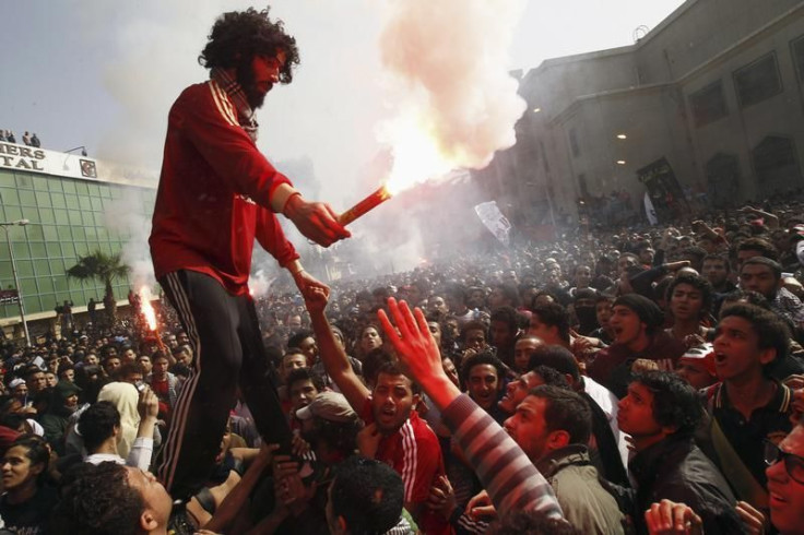 Protestors in Port Said, Egypt