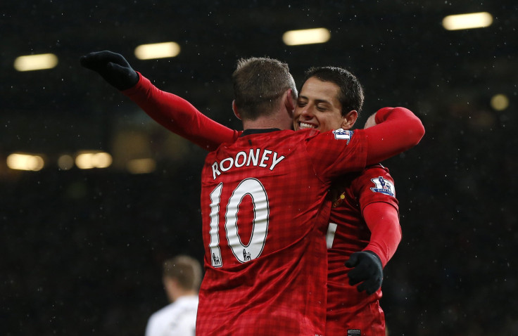 Wayne Rooney and Javier Hernandez
