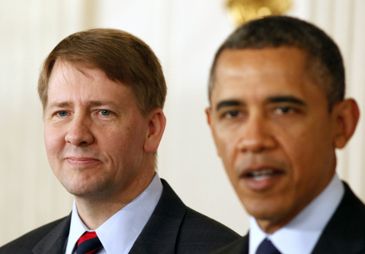 Barack Obama and Richard Cordray, White House, Washington-Jan. 24, 2013