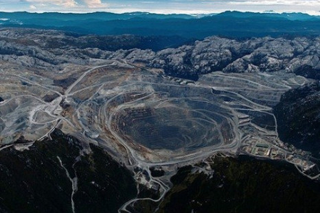 Grasberg mine in Indonesia