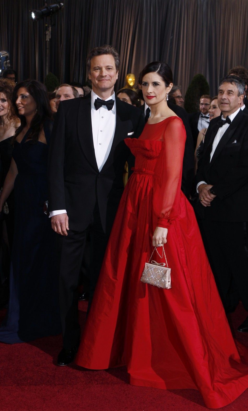 Colin Firth and Livia Giuggioli Colin Firth and Livia Giuggioli