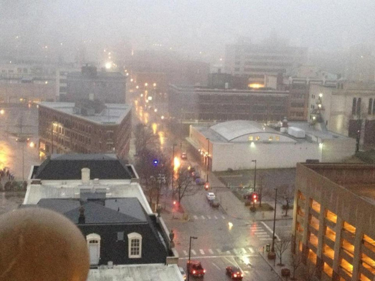 Manholes spout flames in Omaha