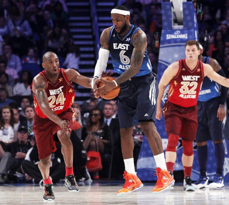 LeBron James played in his eighth straight All-Star Game on Sunday night.