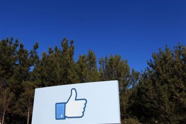 A giant &quot;like&quot; icon made popular by Facebook is seen at the company&#039;s new headquarters in Menlo Park