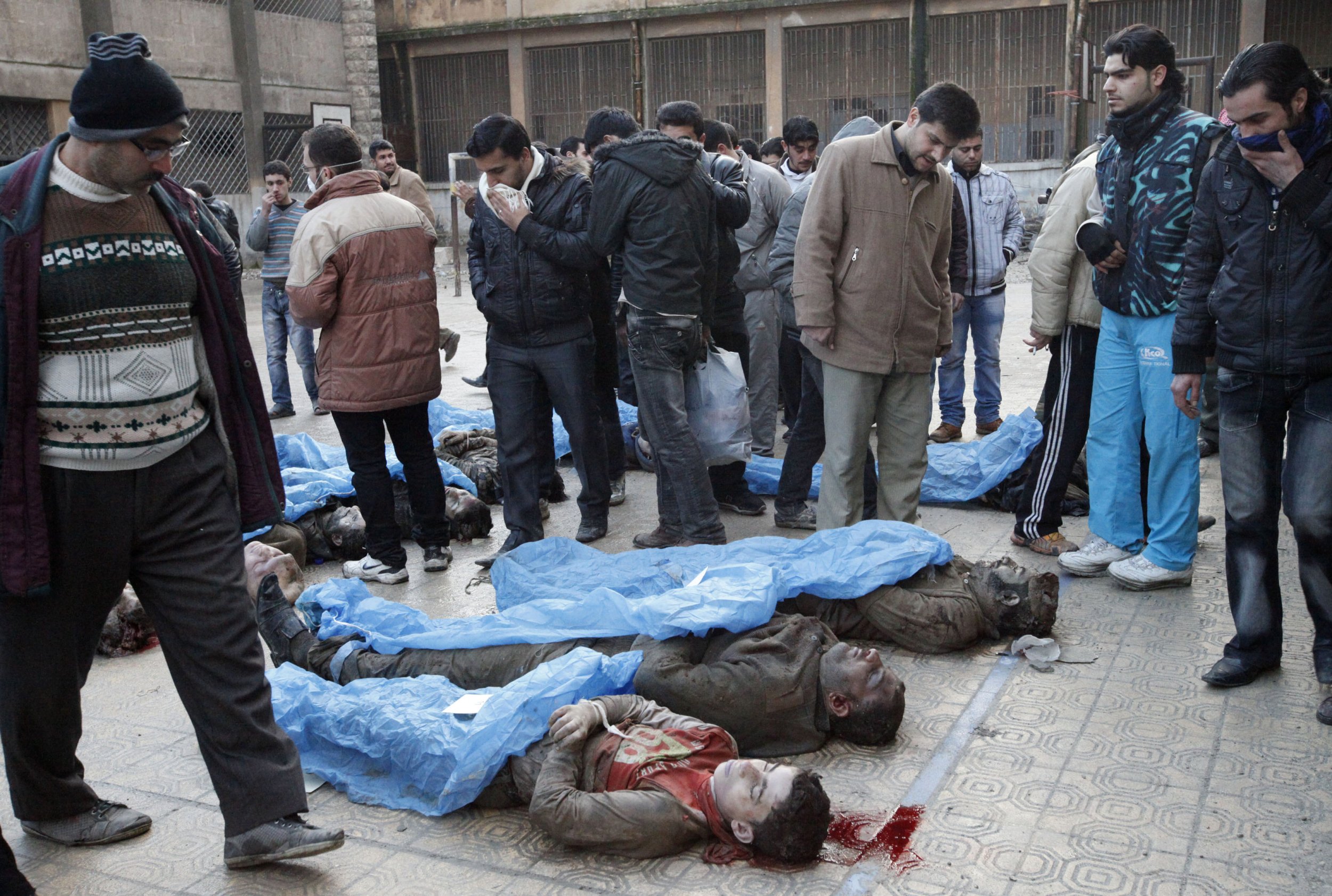 Washed-Up Bodies From A Massacre Outside Aleppo, Syria