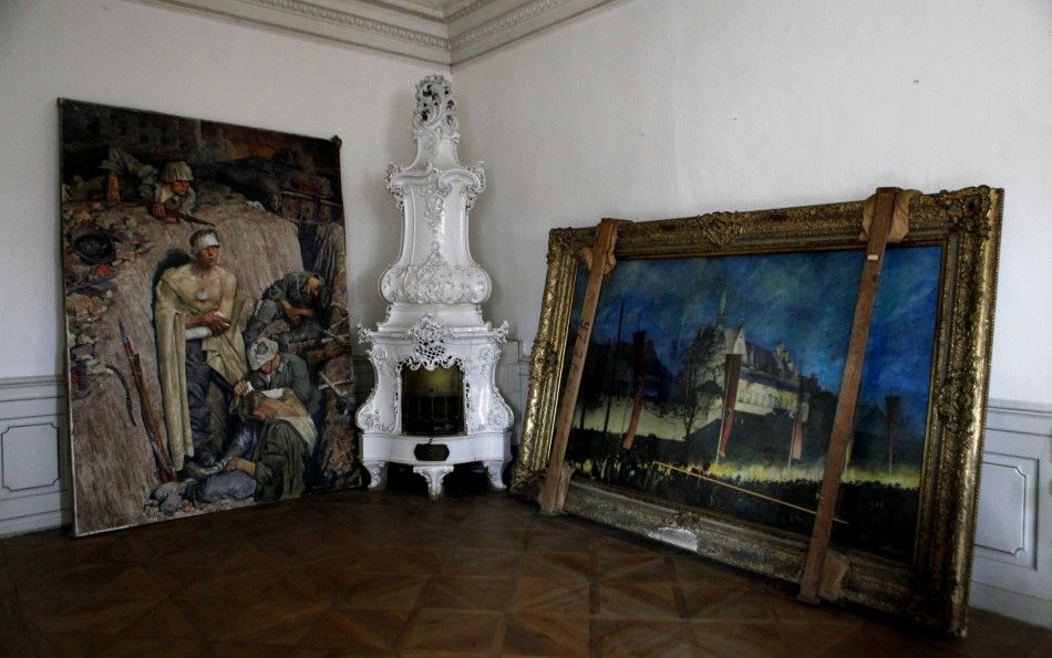 Paintings from Adolf Hitler039s private art collection rest at the Doksany Monastery near Prague