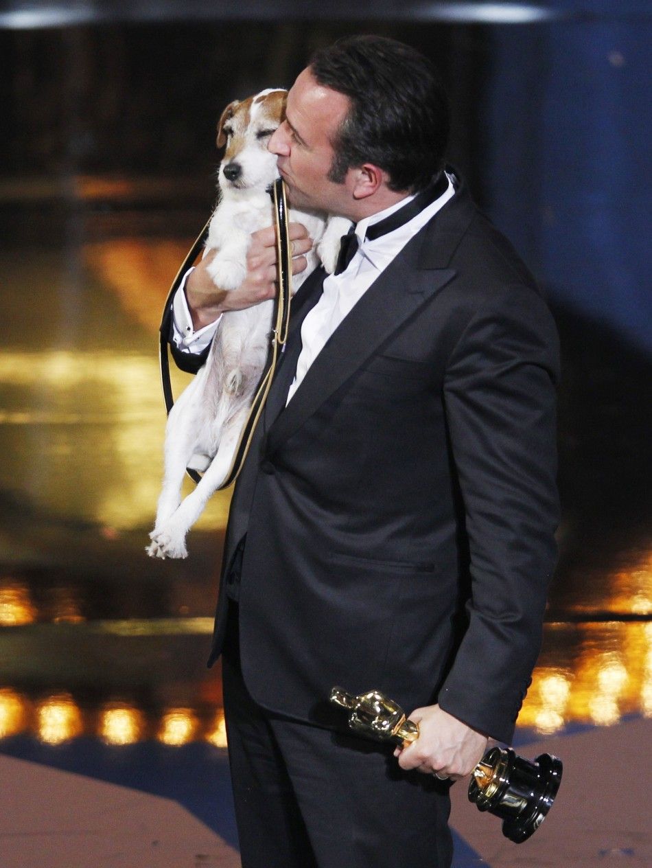The Artist Uggie the Dogs Best Oscar Moments PHOTOS